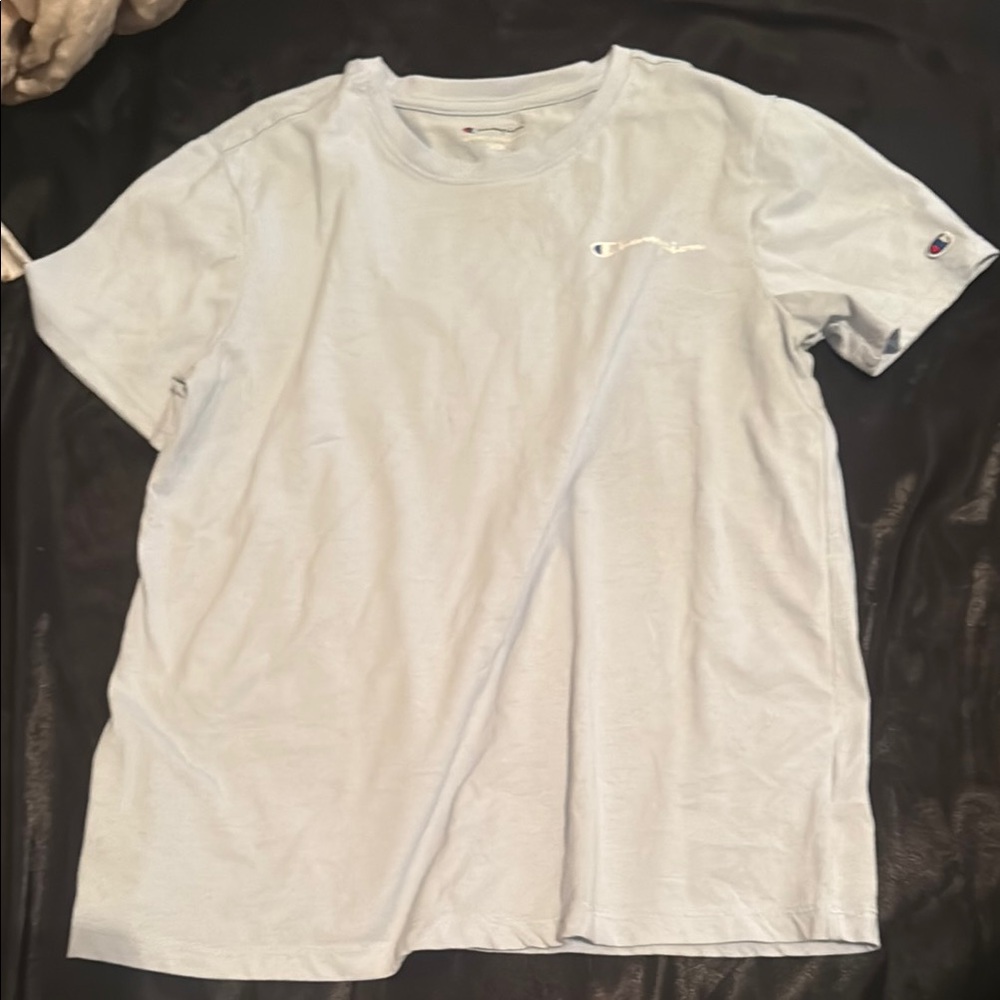 Champion Blue Short Sleeve Tee Classic Fit
